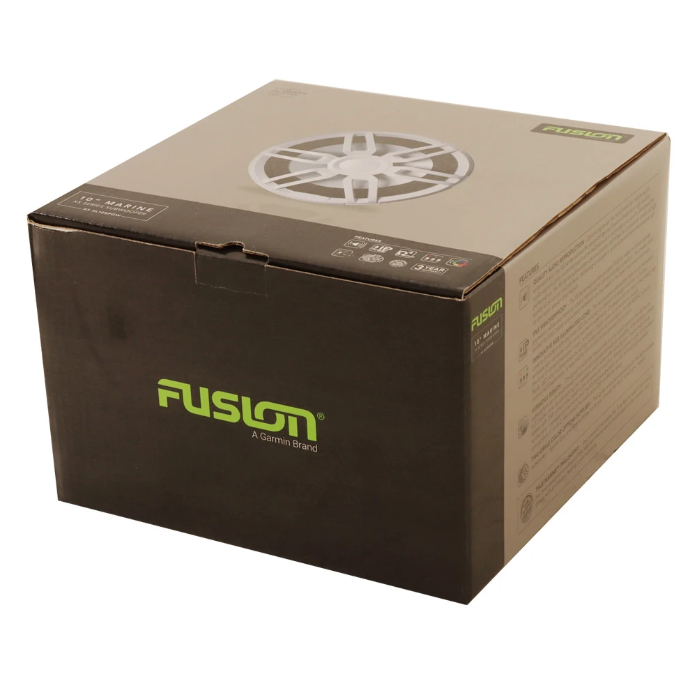 Fusion XS-SL10SPGW XS Series Sports LED Marine Subwoofer 10in 600W - Image 2