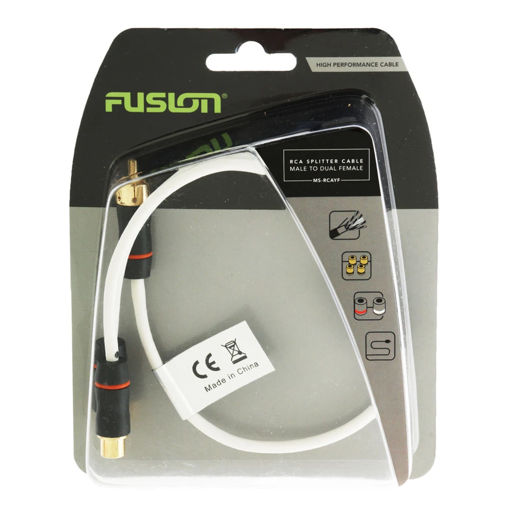 Fusion RCA Splitter Cable Male To Dual Female