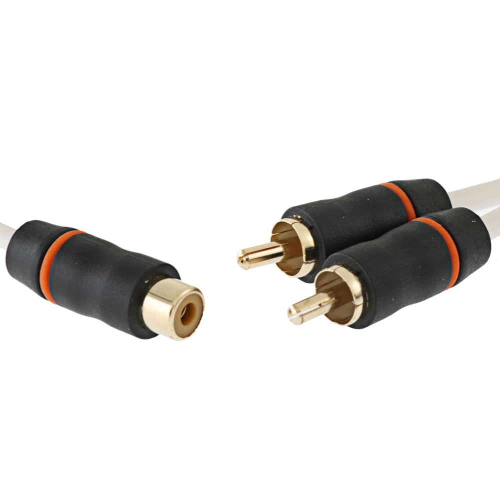 Fusion EL-RCAYM Standard RCA Splitter Cable 1x Female To 2x Male - Image 2