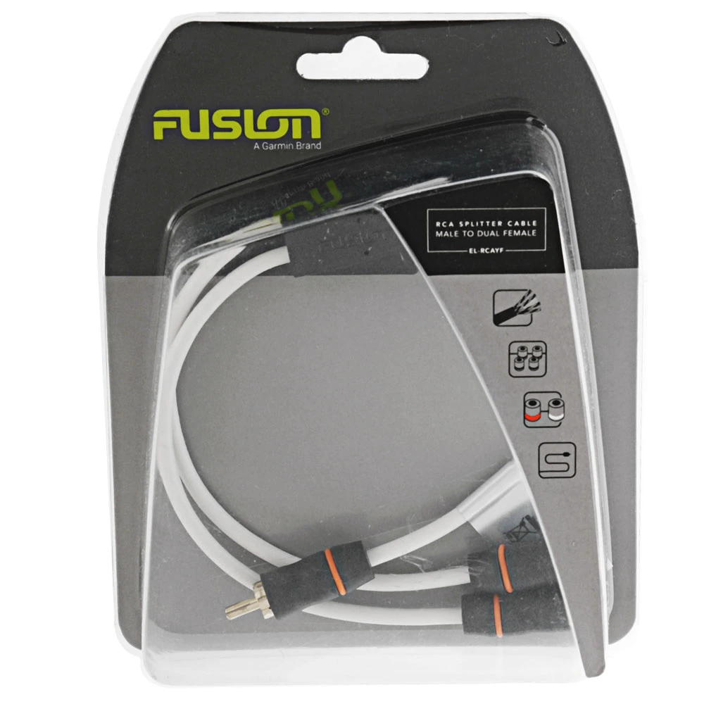 Fusion EL-RCAYF Standard RCA Splitter Cable 2x Female To 1x Male