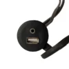 Fusion MS-CBUSB3.5 Panel Mount USB And 3.5mm AUX Connector